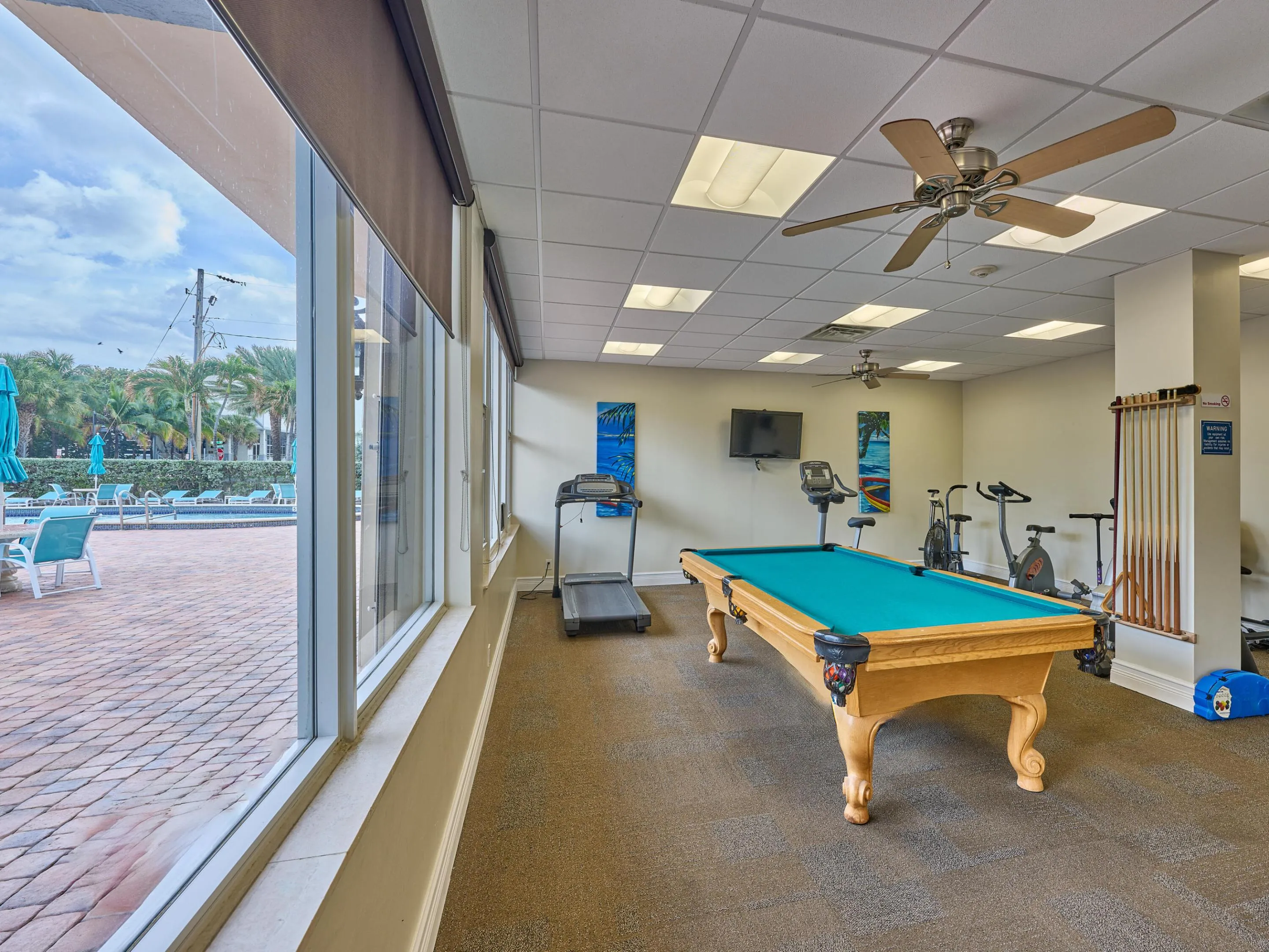 Billiards/Workout Room