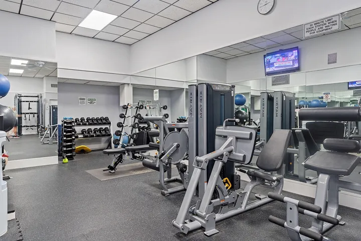 All updated gym equipment