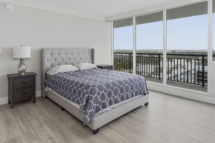 Guest Bedroom featuring northwest views