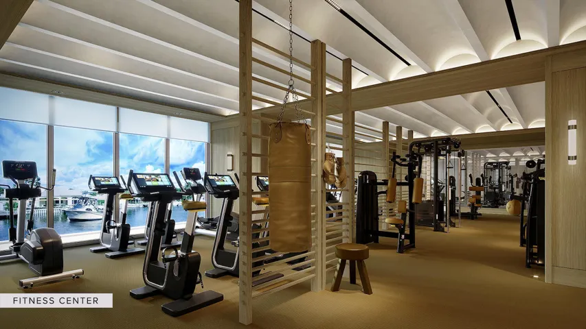 Fitness Center with state-of-the-art equipment.