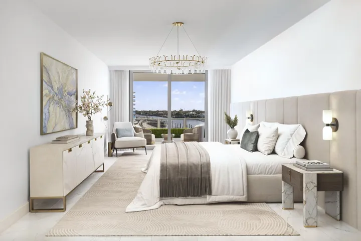 Virtually Staged Bedroom