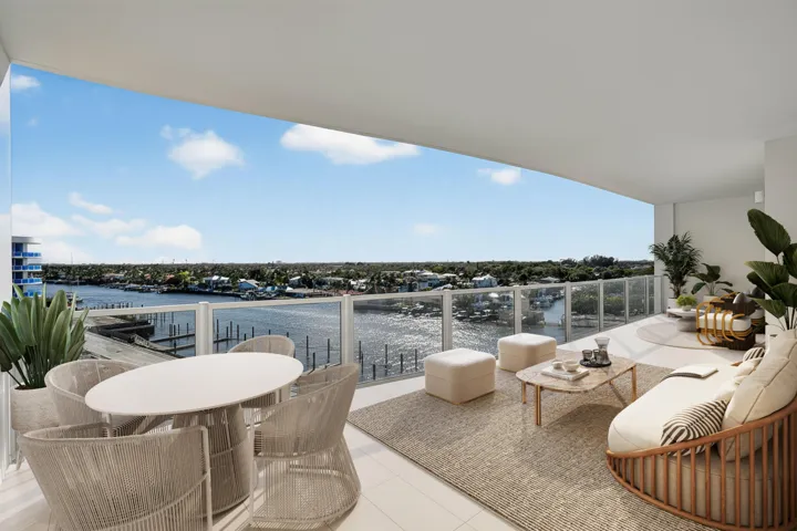 Virtually Staged Balcony