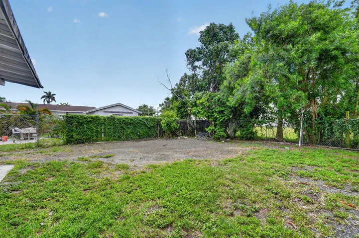 Expansive Back Yard