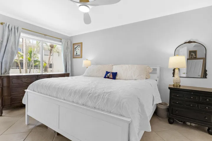 Master bedroom with entrance to baloney