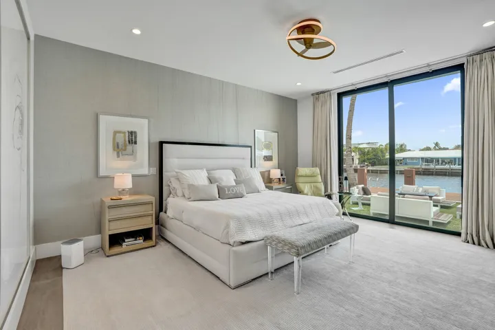 Master Suite overlooking the water