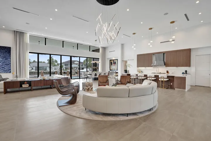 This is what everyone wants. The Great Room experience with high ceilings