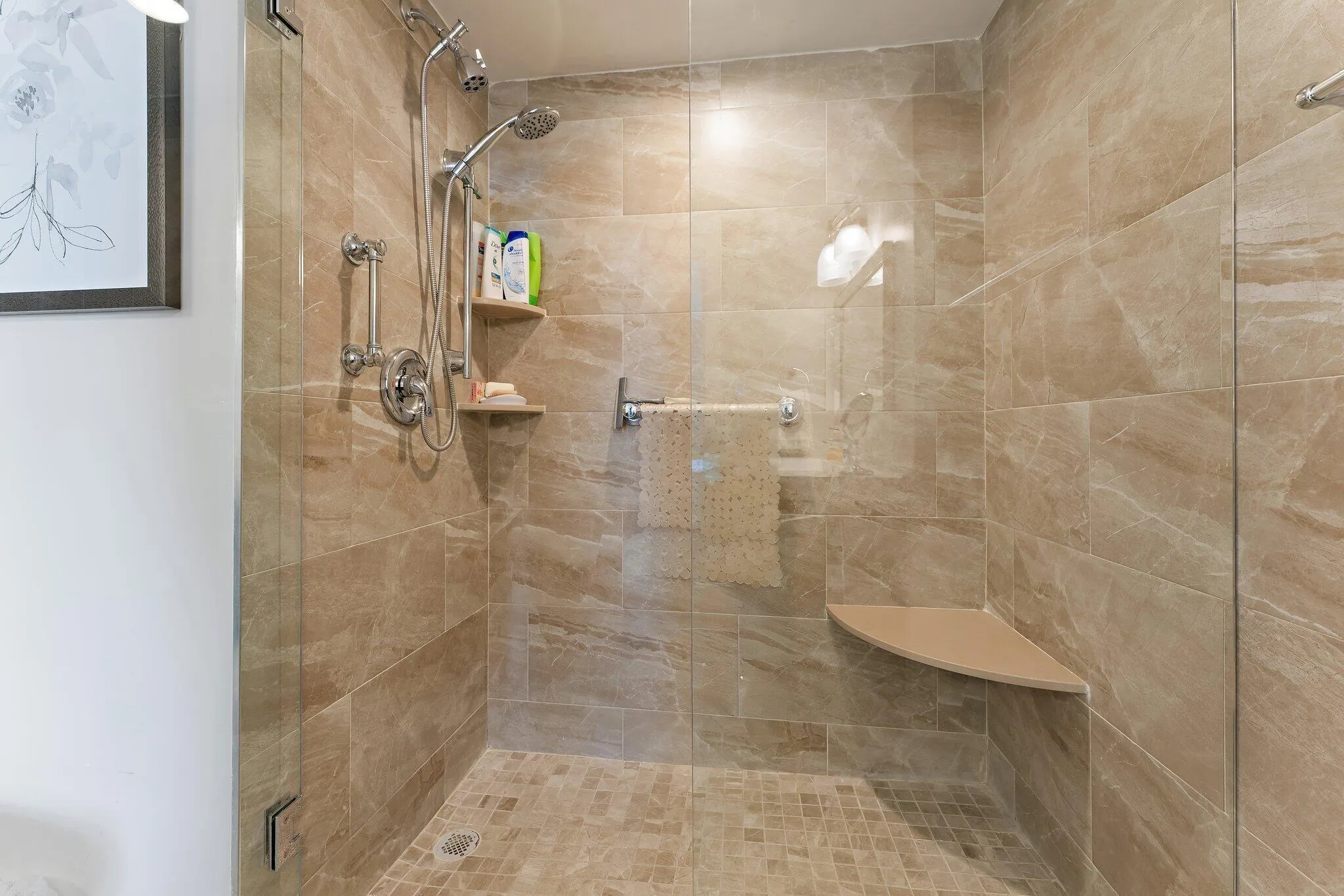 Walk in shower