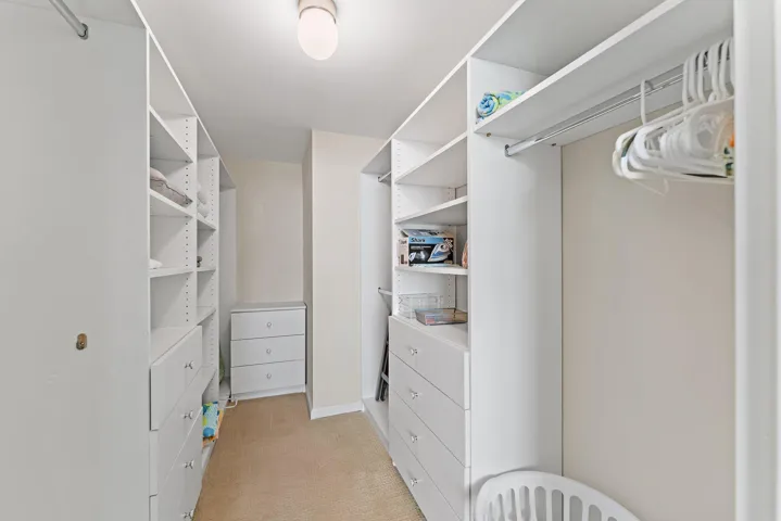 Primary walk-in closet