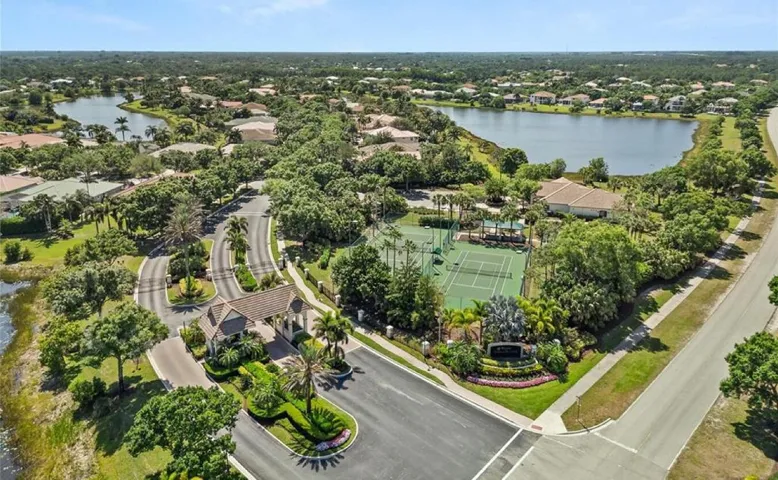 Aerial Entrance Clubhouse Hammock Creek