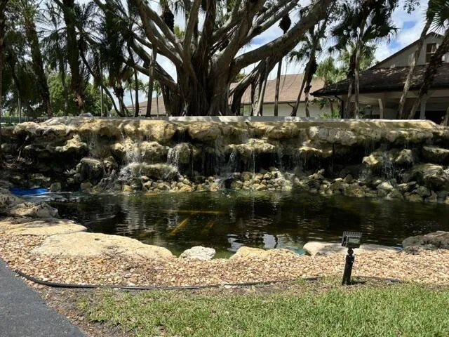 Waterfall at Clubhouse