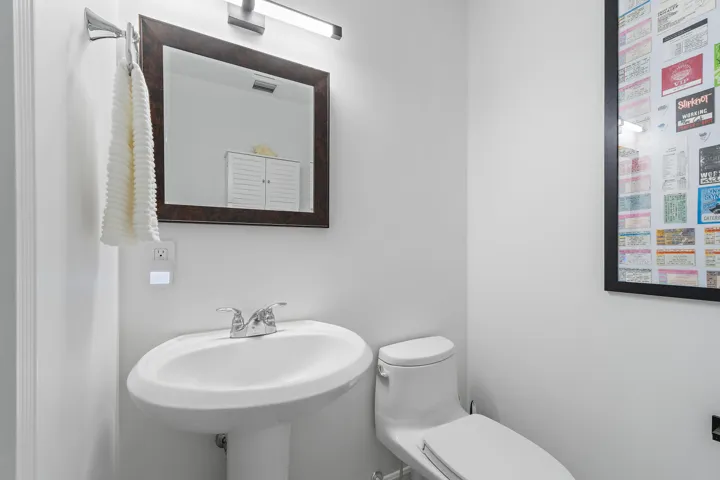 Powder Room off Living Room