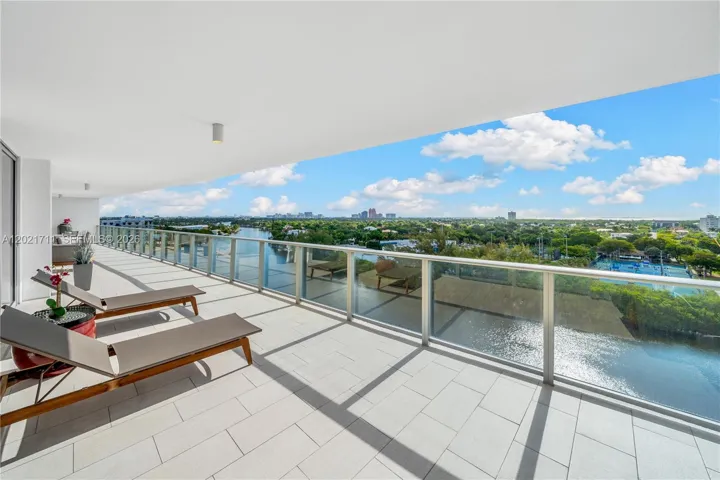 72' Long, 12' Deep Private Terrace