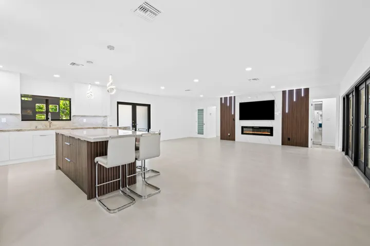Open floorplan