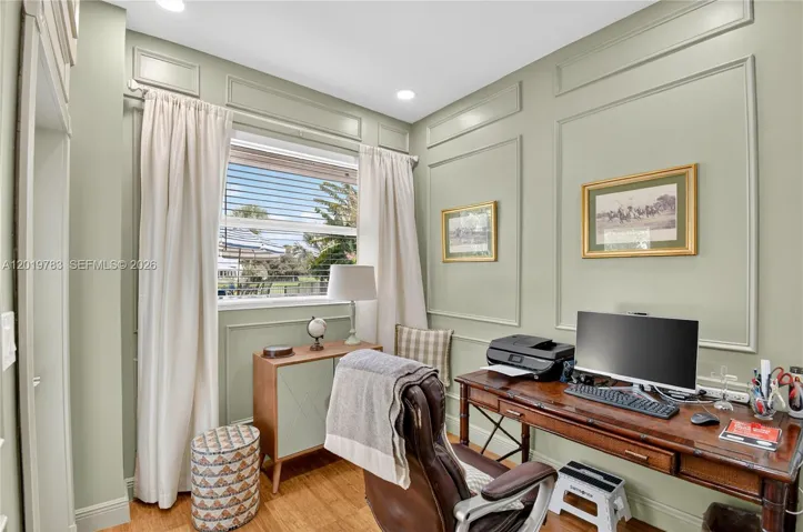 separate office space inside primary bedroom