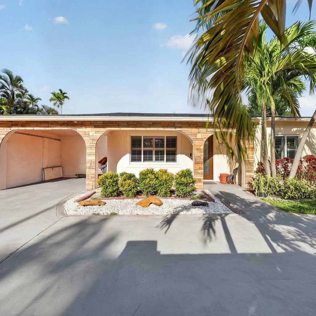 Change the orange outdoor flooring to ce