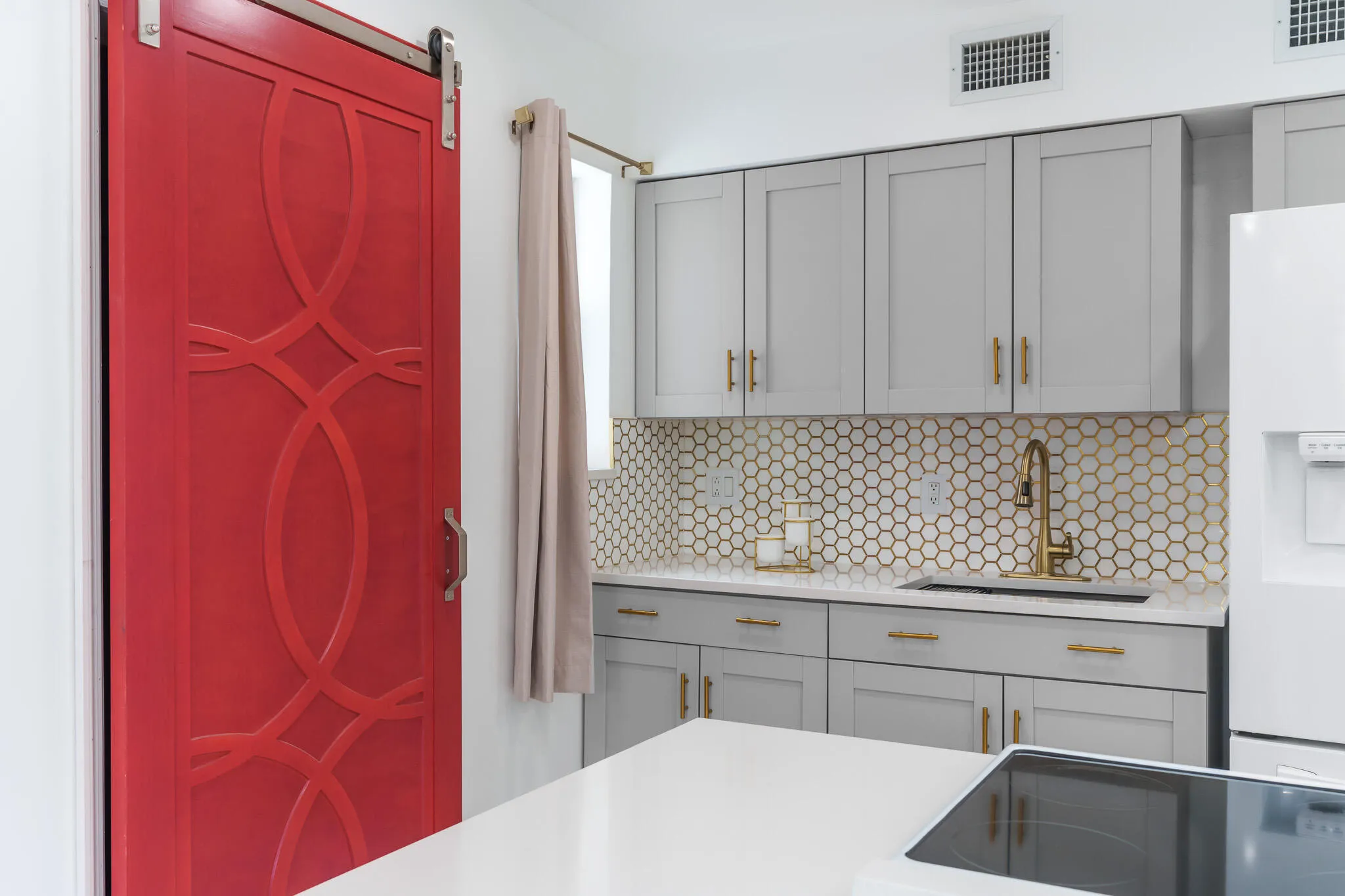 Sink and Cabinets