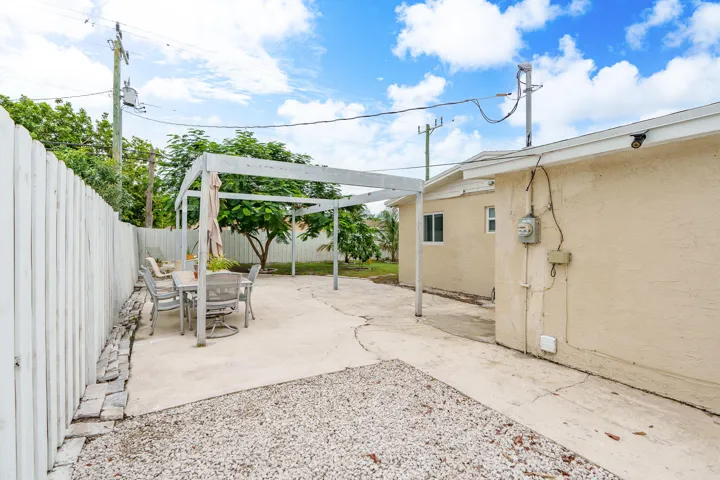 Left Side View of Backyard