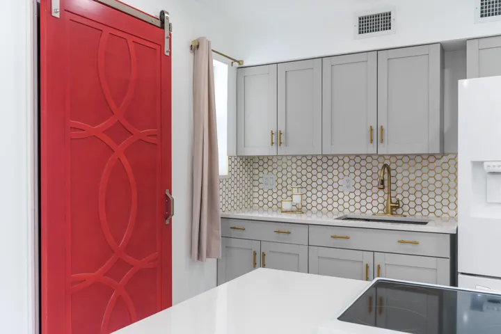 Sink and Cabinets