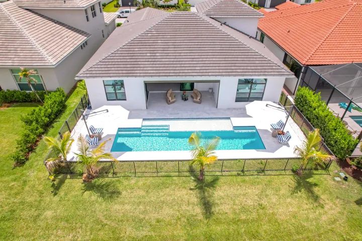8596 SW Felicita Way Aerial Yard Closeup