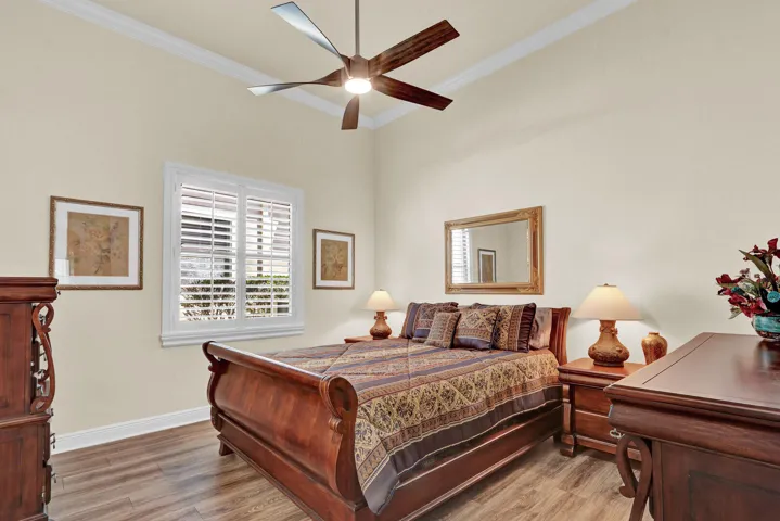 Bedroom 3 is spacious and can be used as a second master