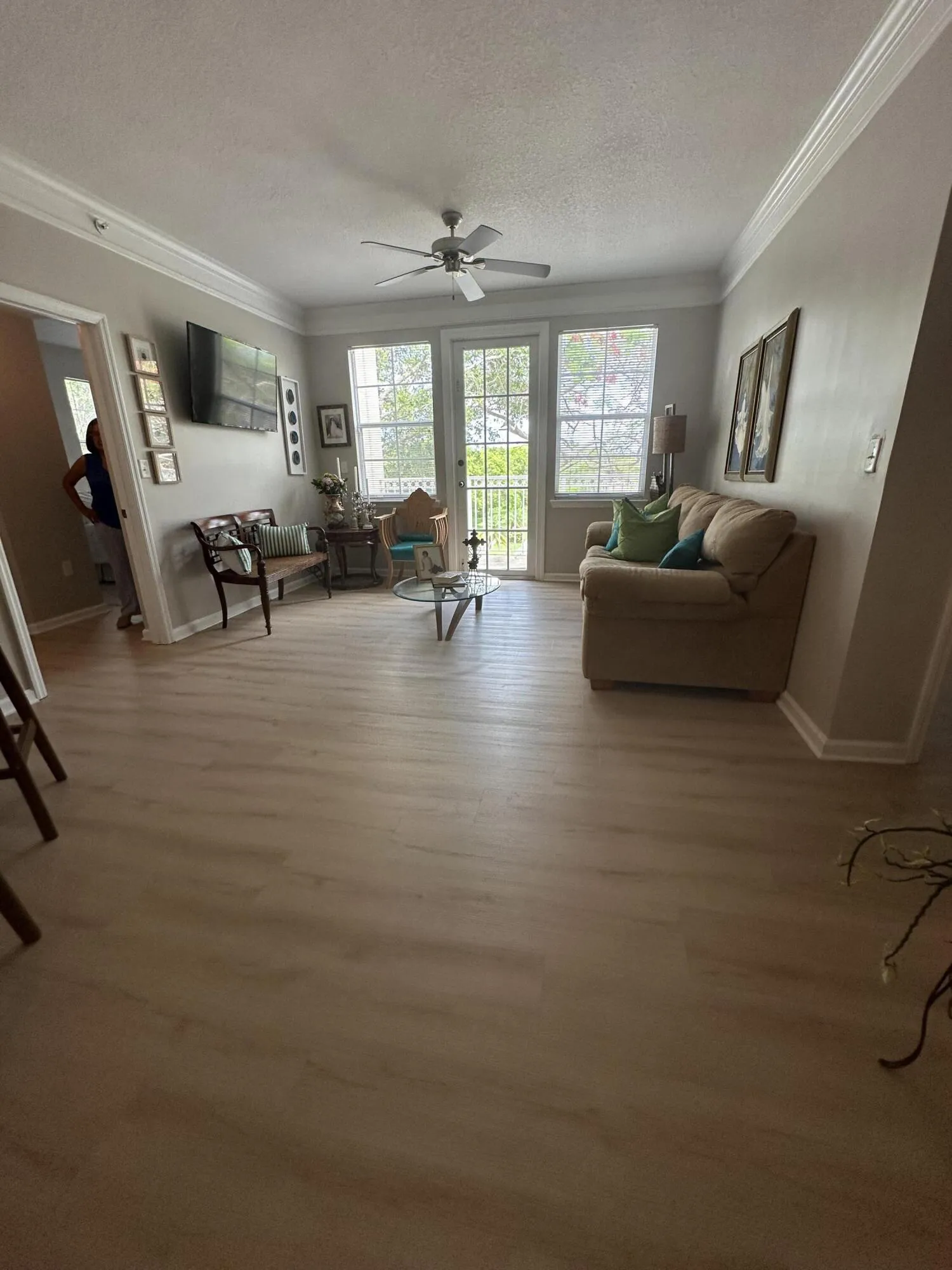 Living Room/ Luxury Vinyl flooring