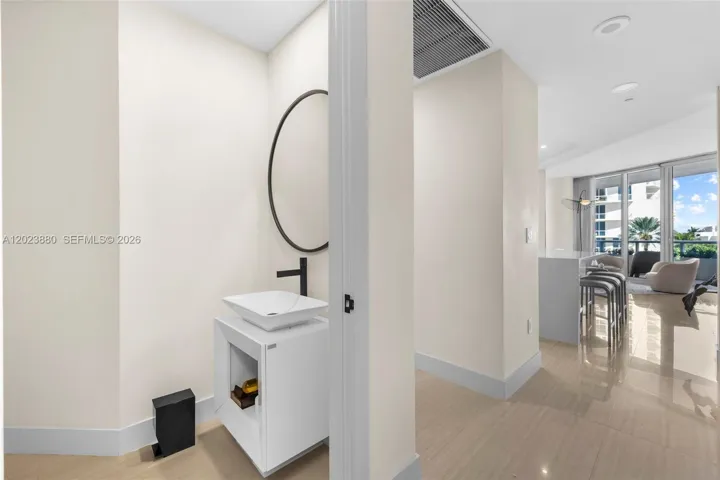 Actual powder room