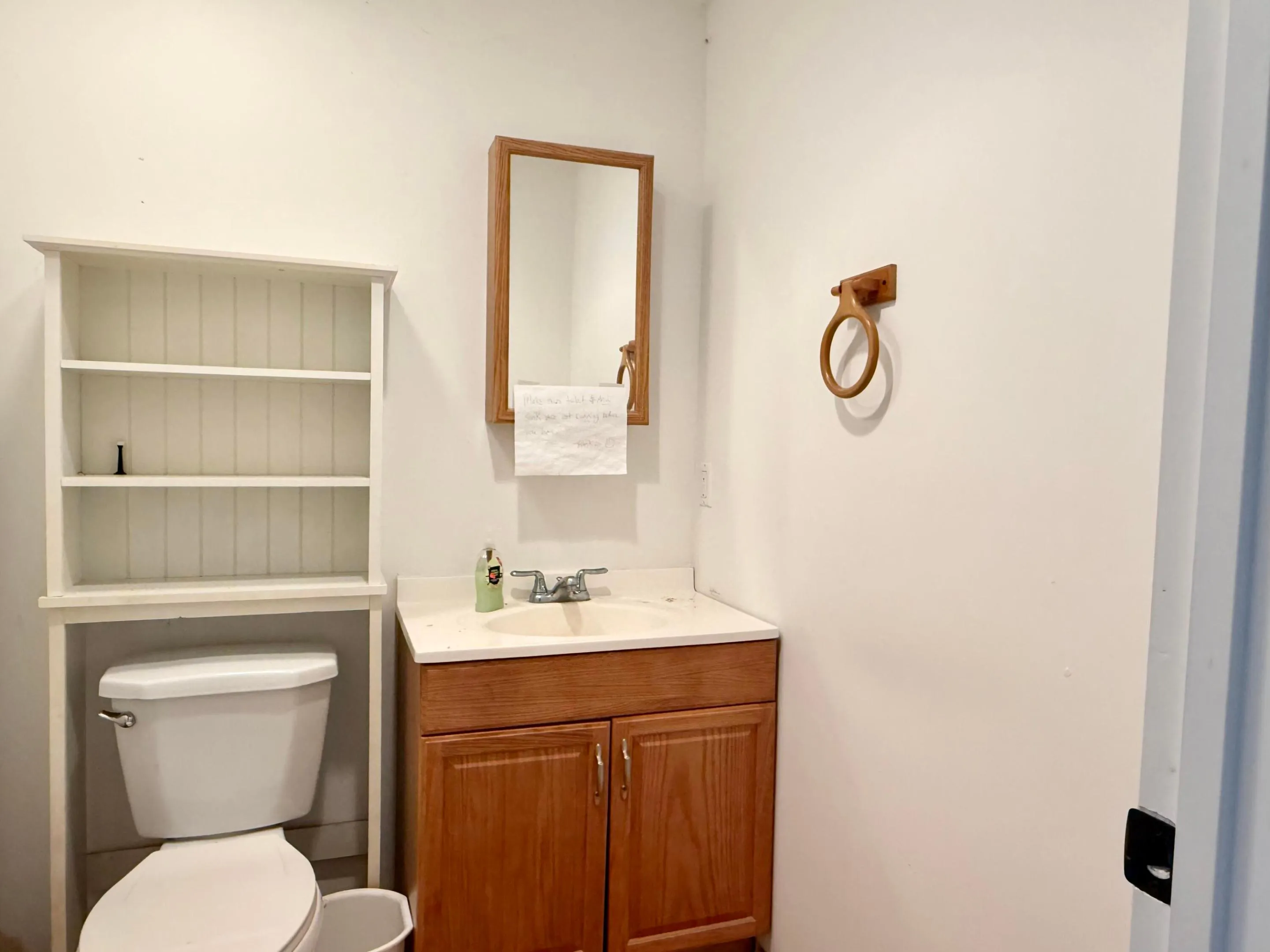 1/2 bath detached shop