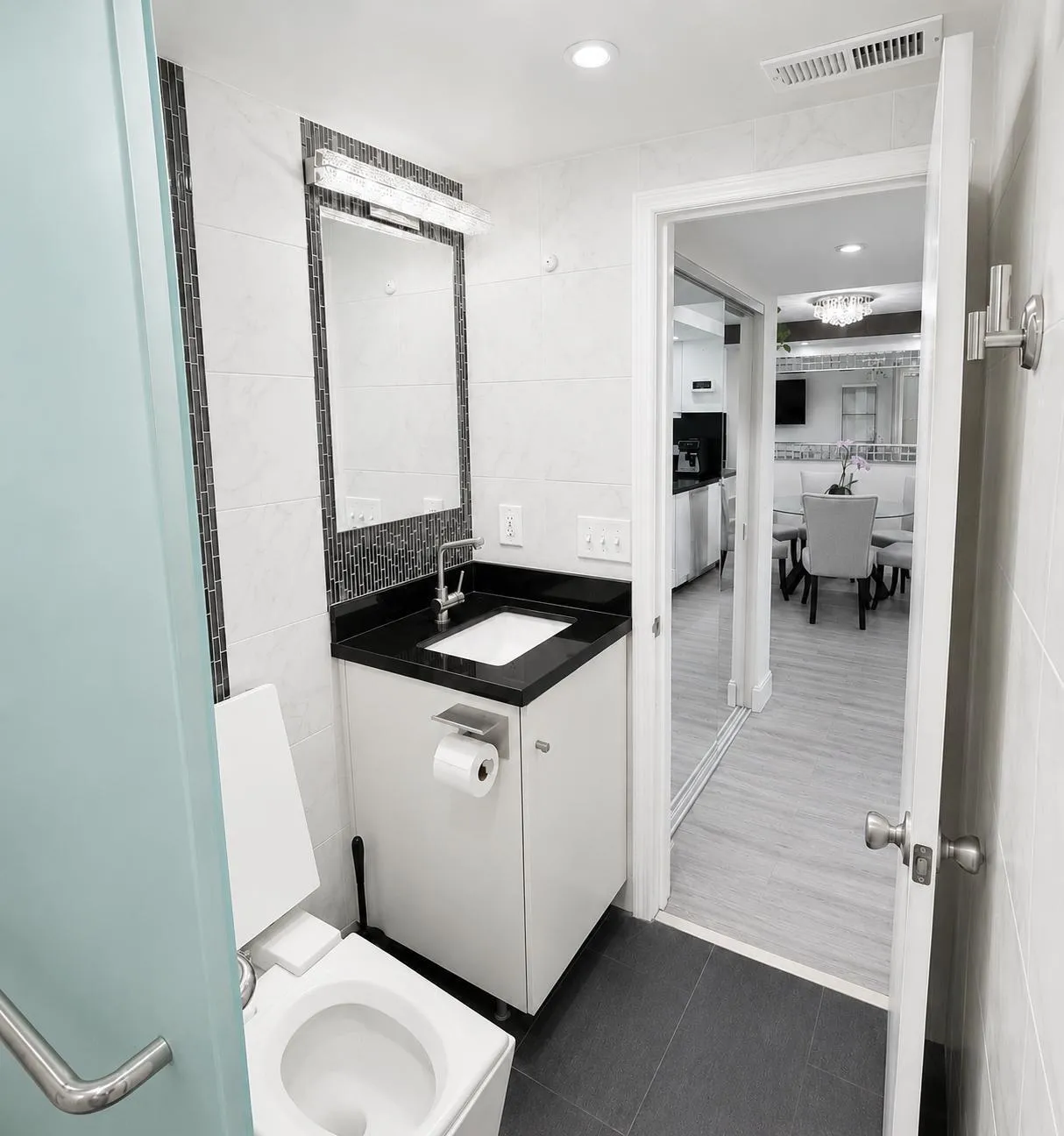 Guest Bathroom and Pantry