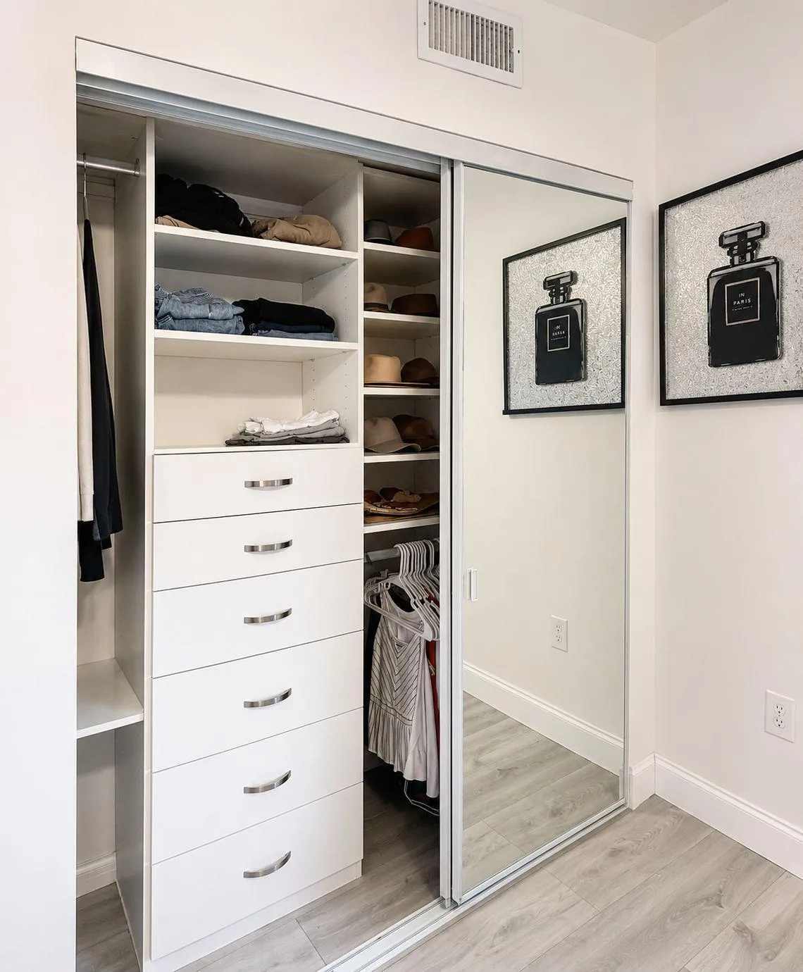 Bedroom #2 Built-in Closet