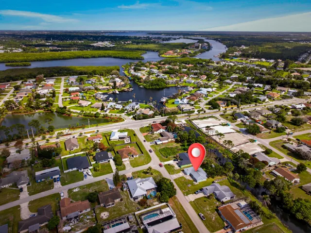 Aerial View of Neighborhood