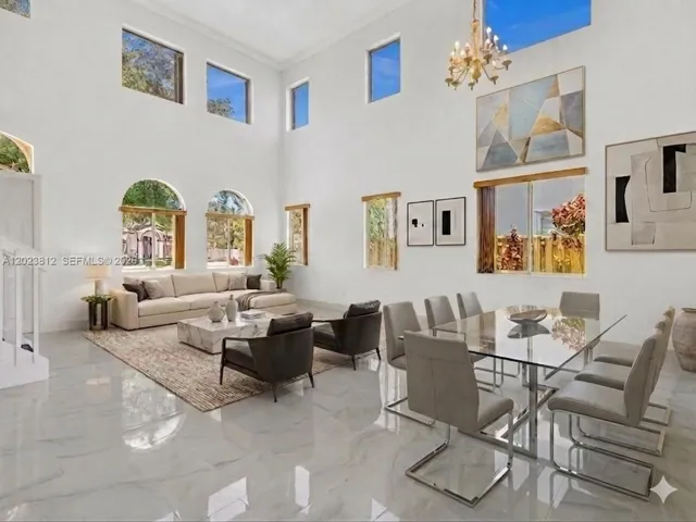 virtually staged with walls painted white