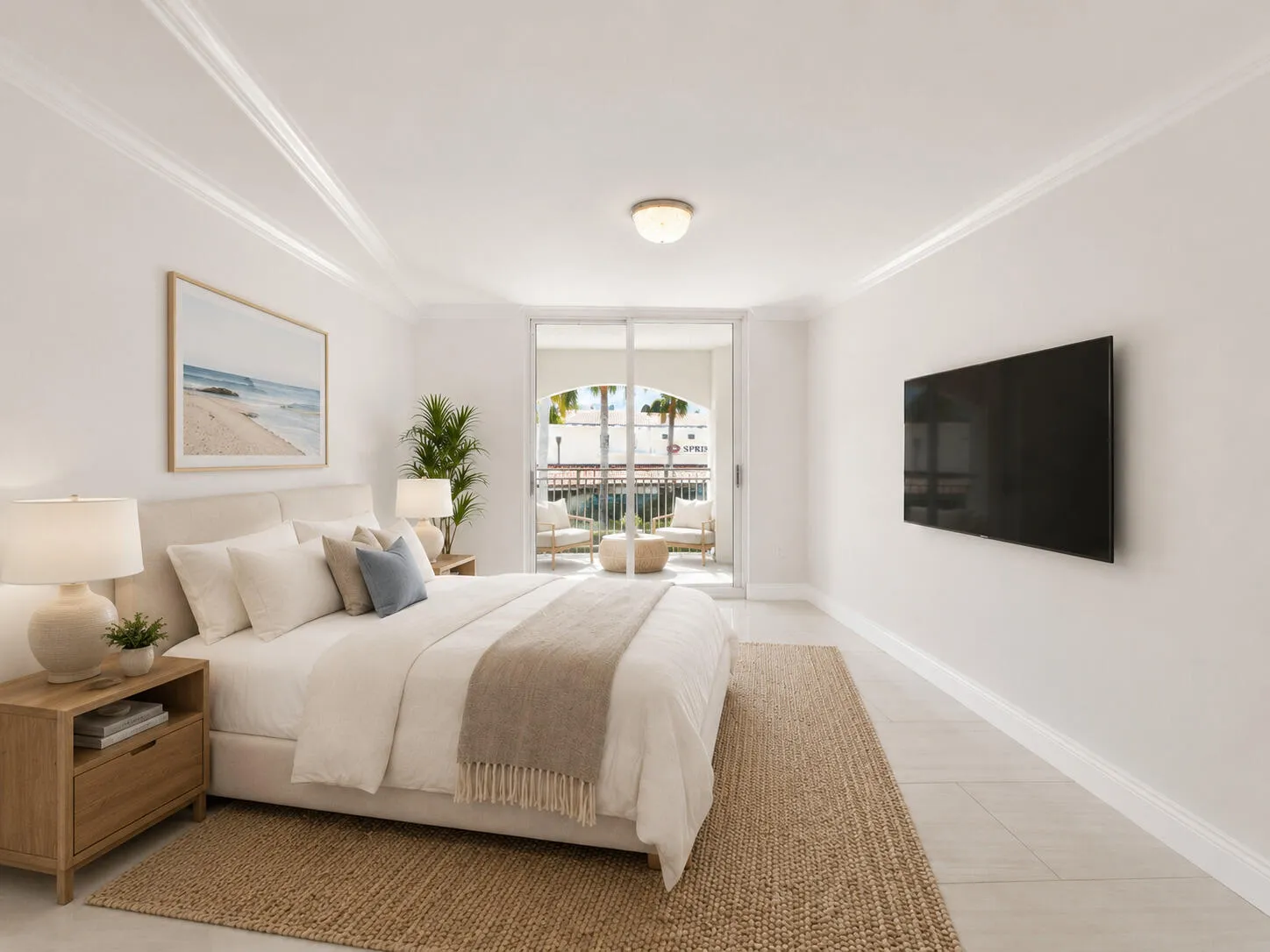 Virtually Staged Bedroom