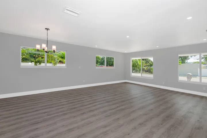 Living and dining area