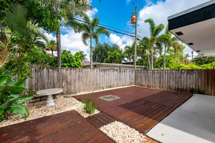 Apartment courtyard