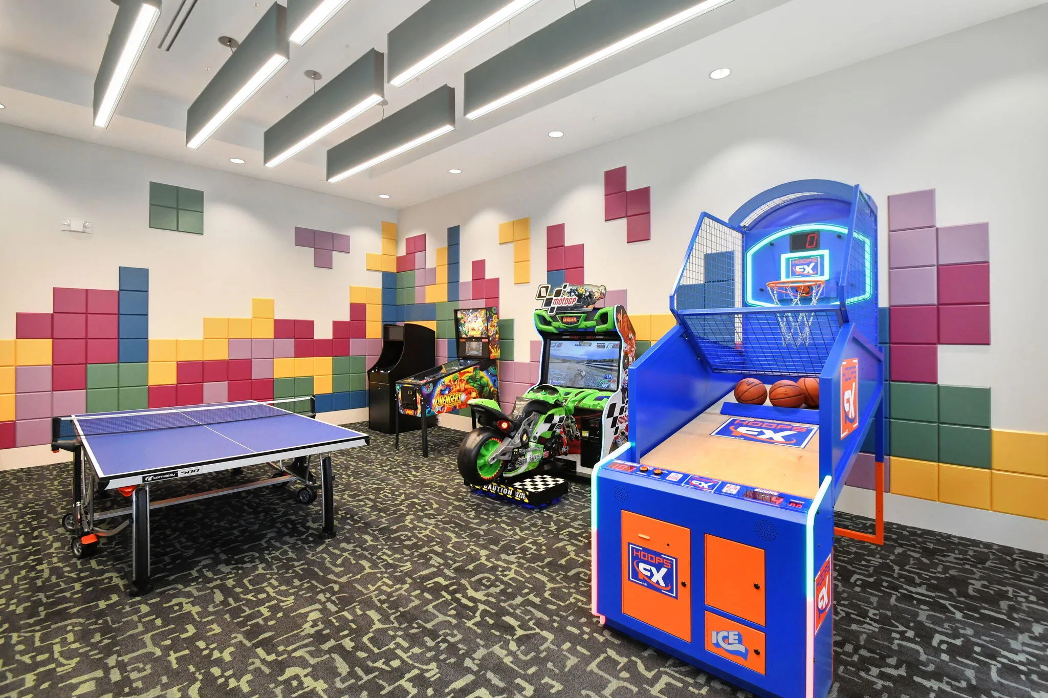 Clubhouse gameroom