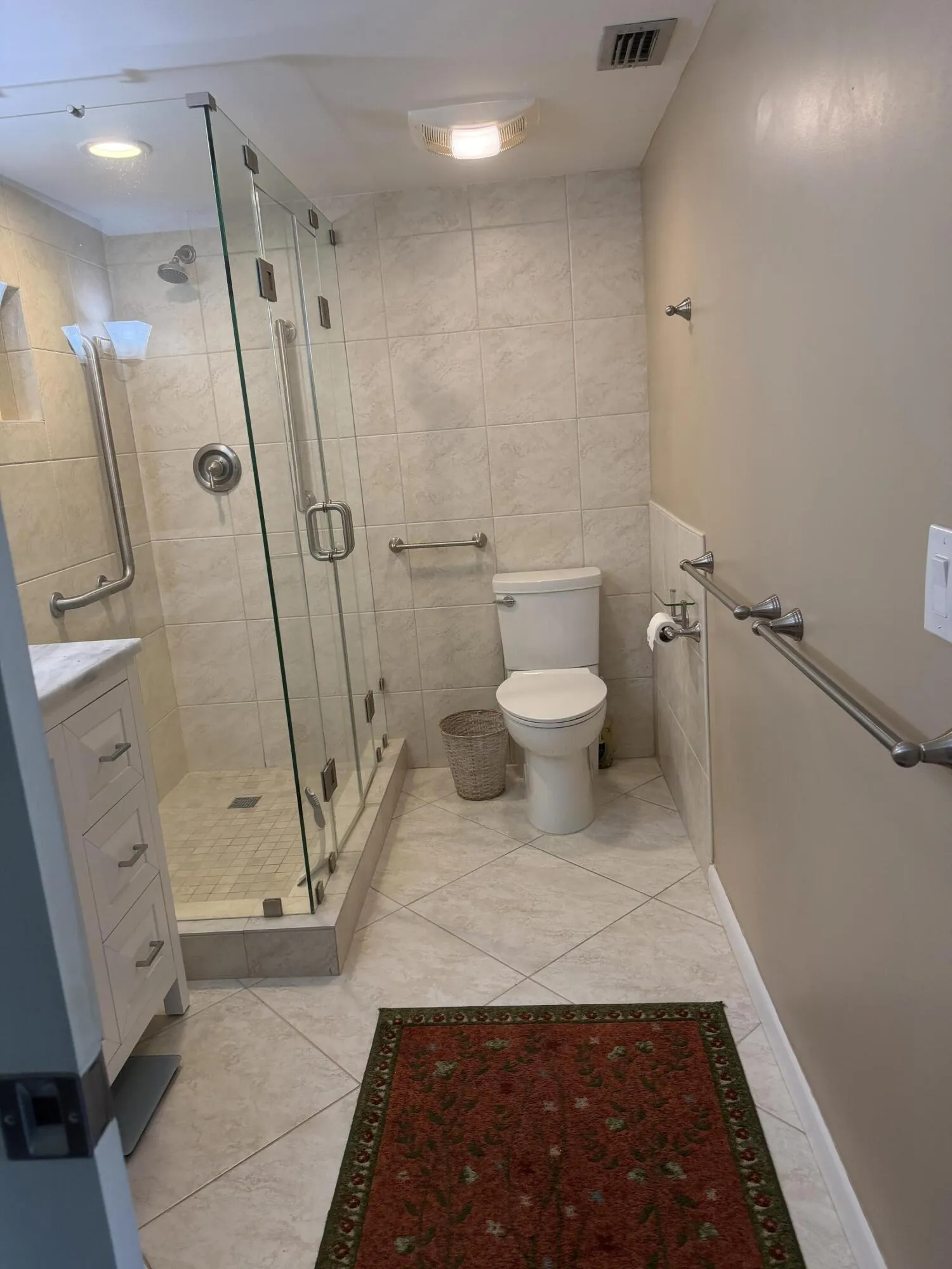 Completely remodeled and updated Primary bath