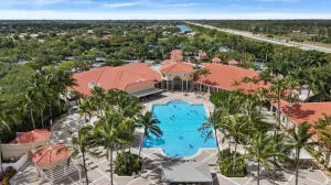 Aerial of Resort Pool