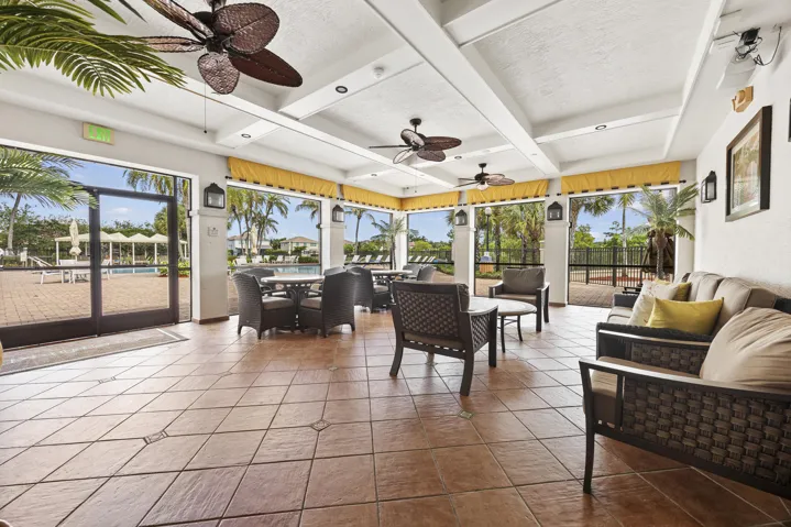 Outdoor Covered Seating Area