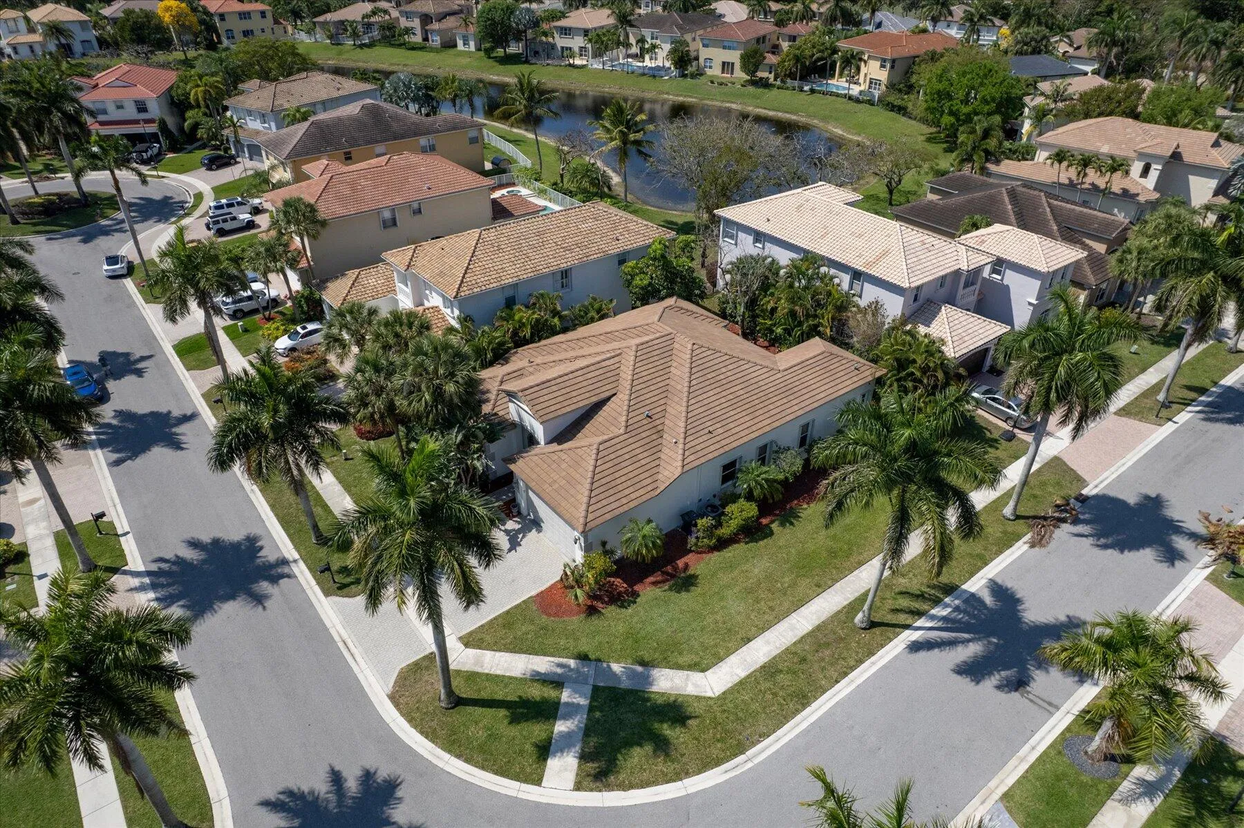 Aerial Corner Lot