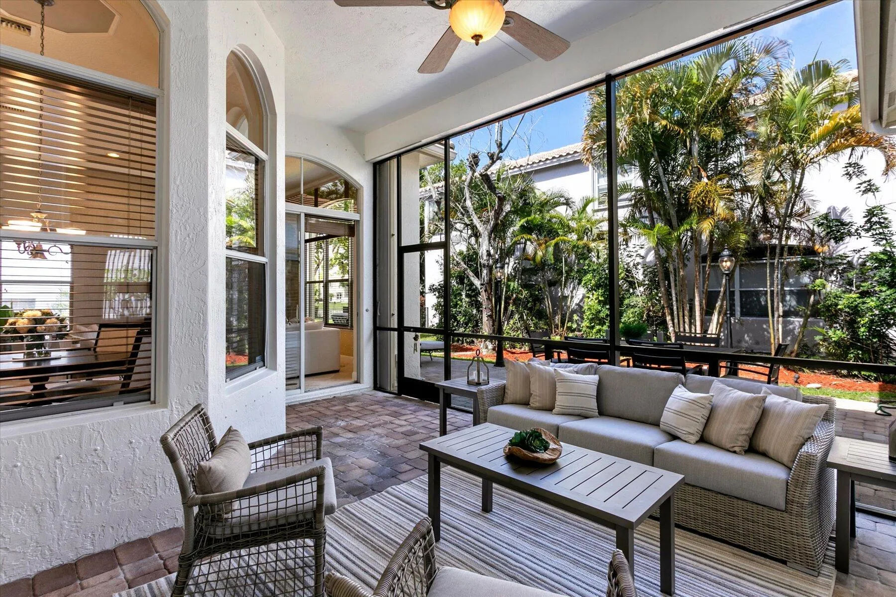 Screen enclosed patio