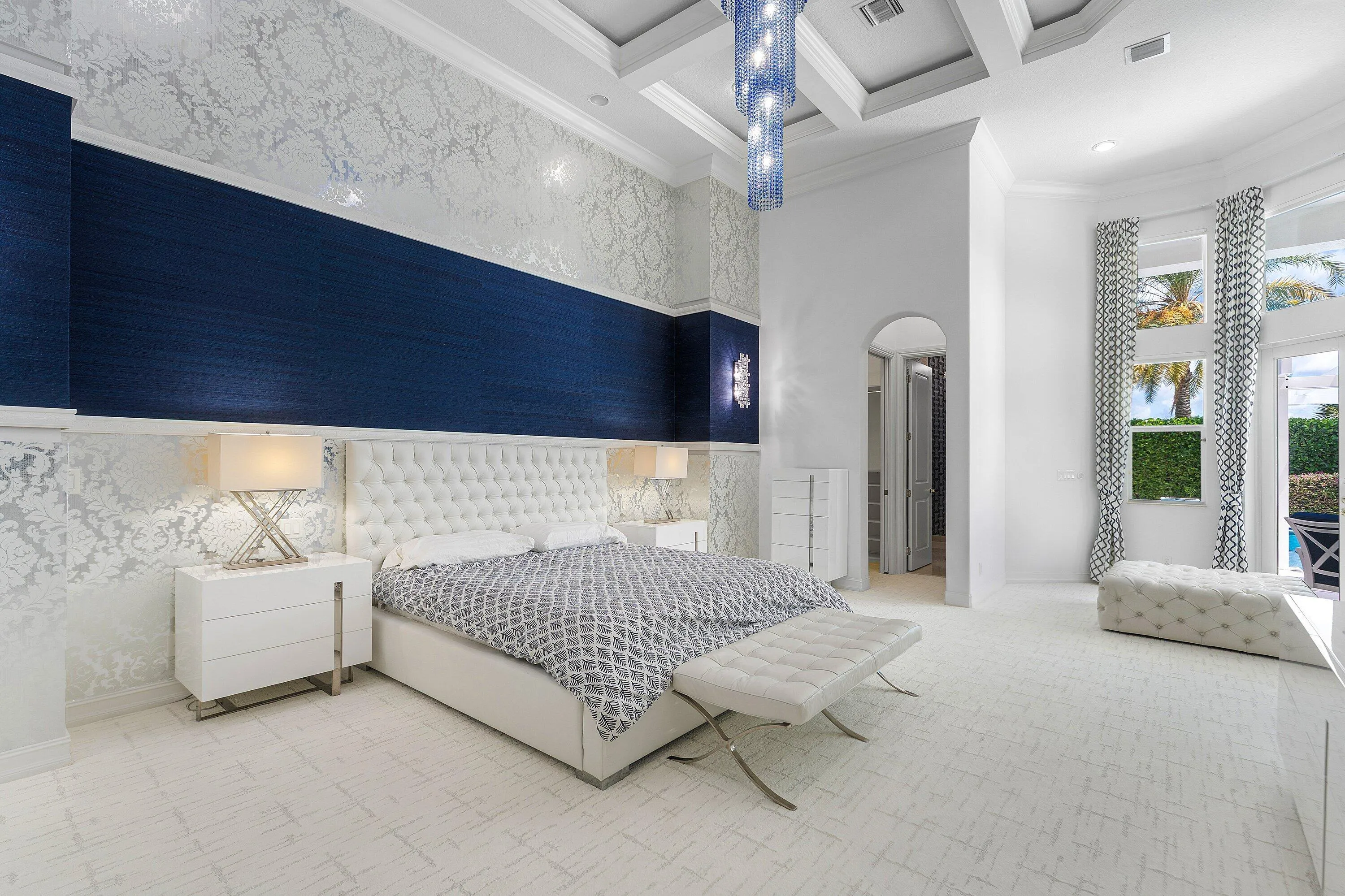 spacious + private w/ his and hers baths and grand closet