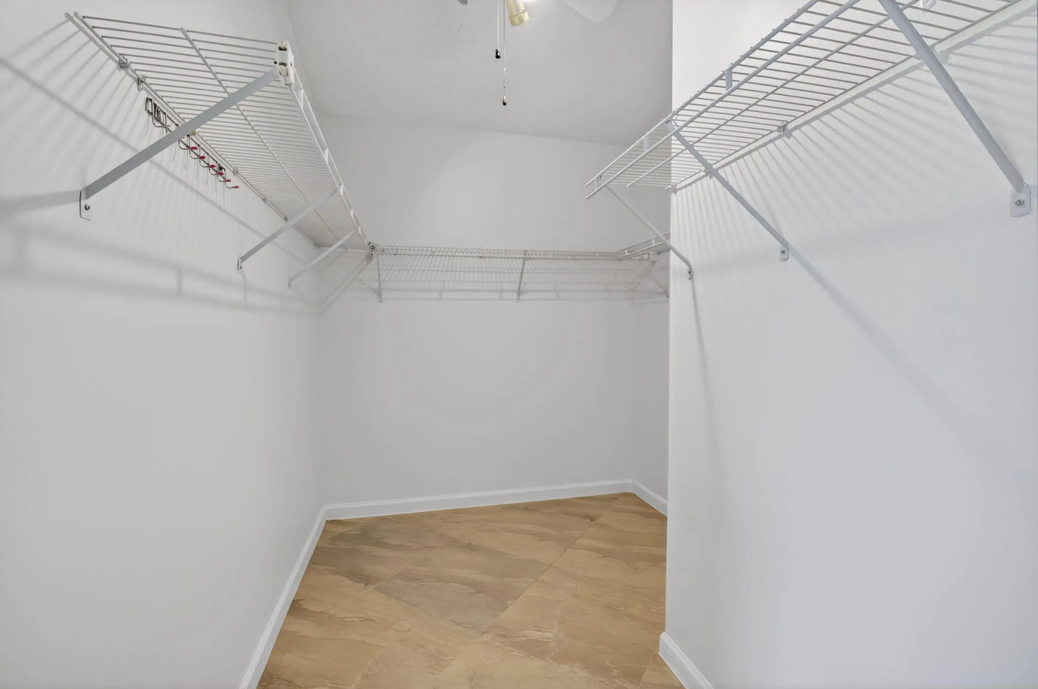 Master walk in closet