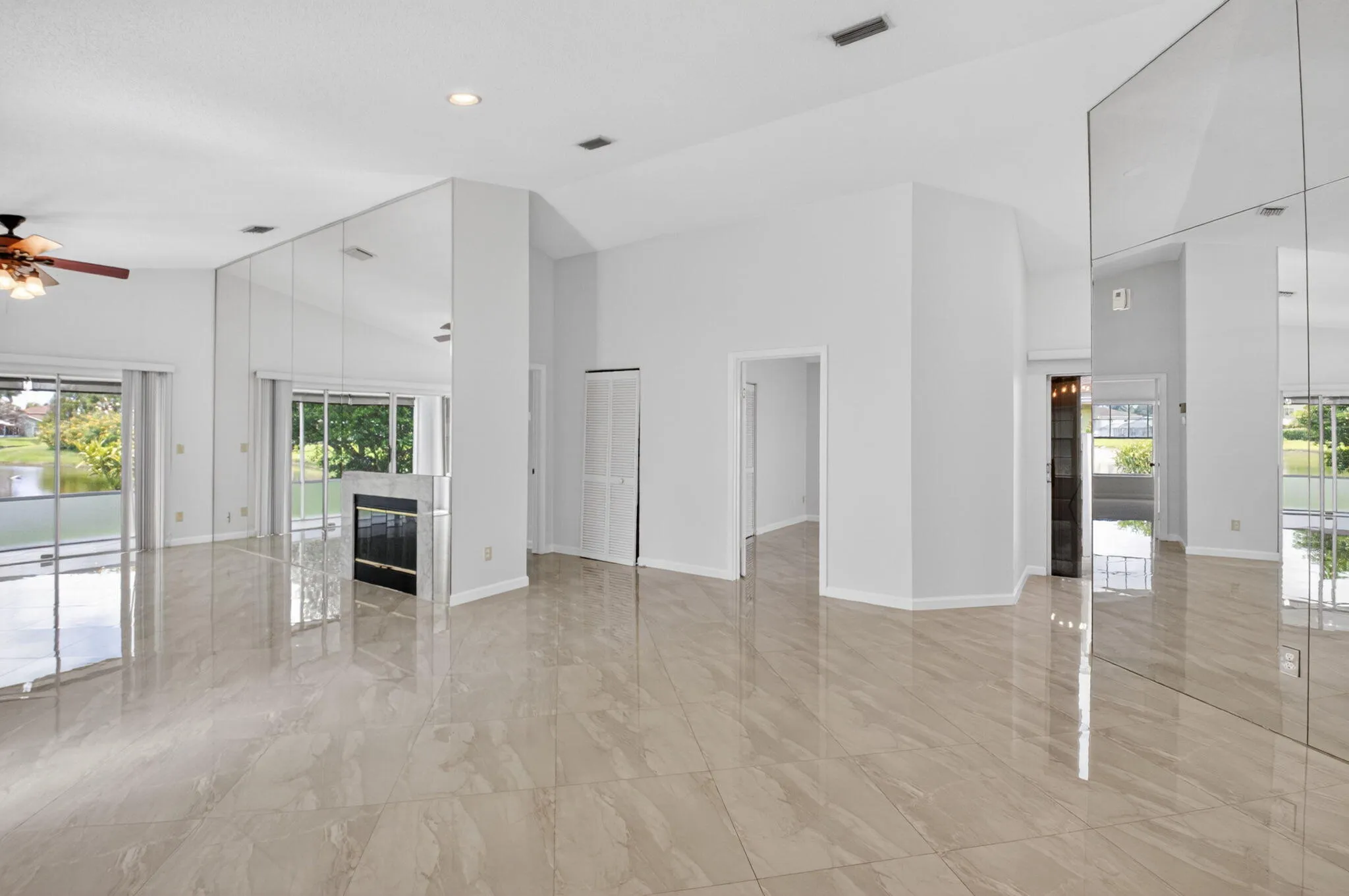 View towards bedrooms