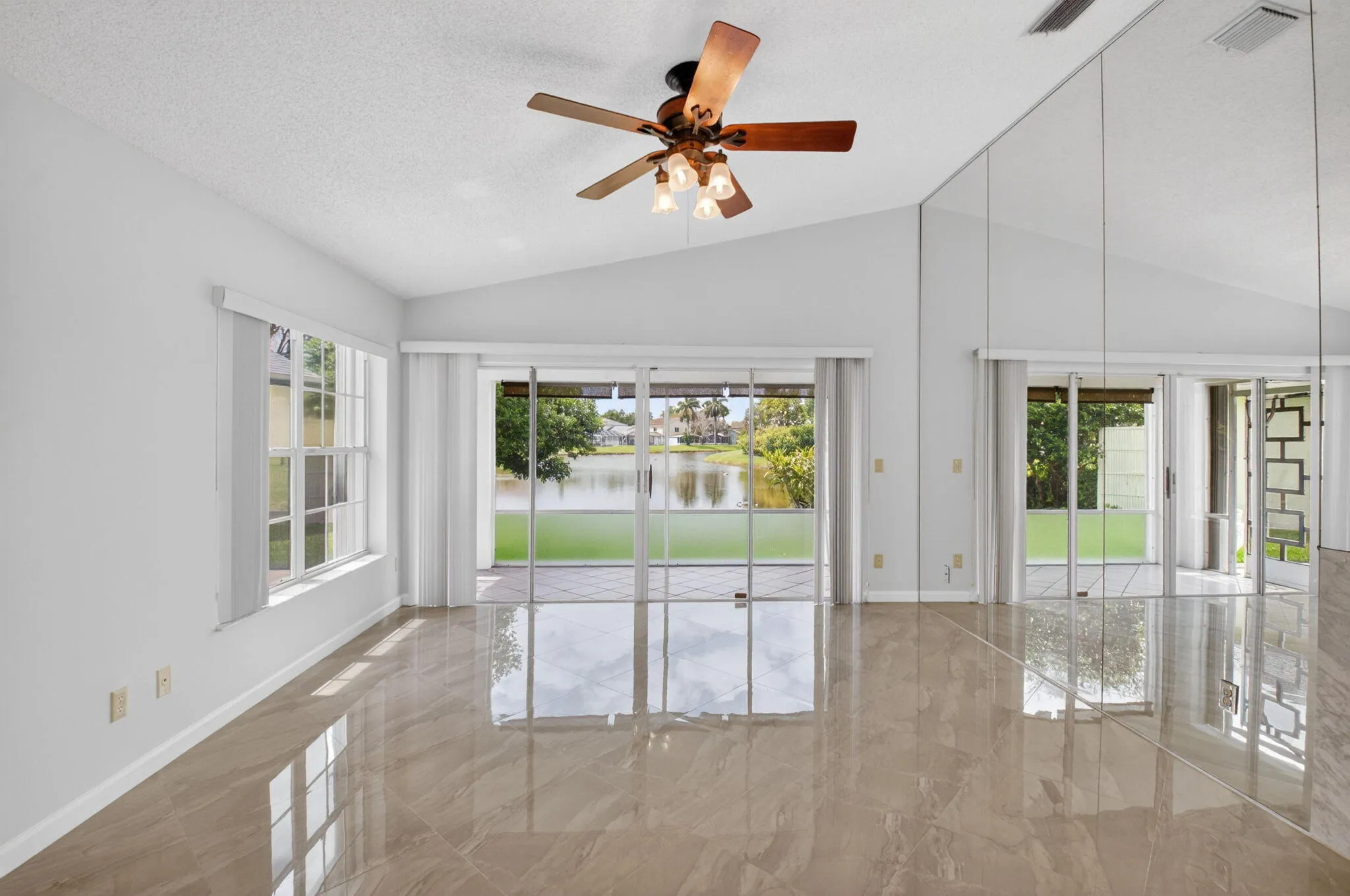 Living Room Lake View