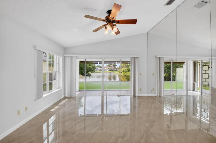 Living Room Lake View
