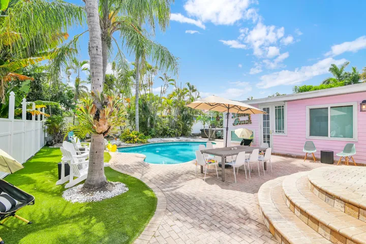 Private Fenced Backyard