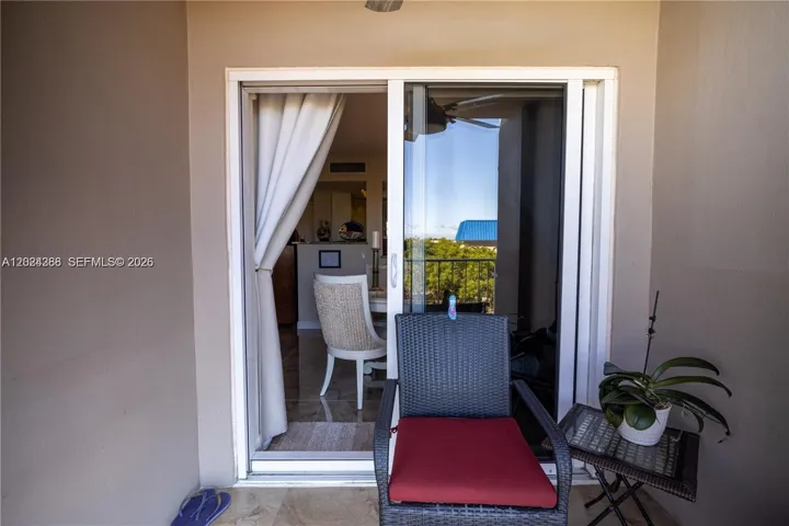 Door to balcony