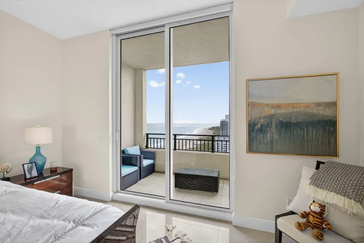 private balcony off master