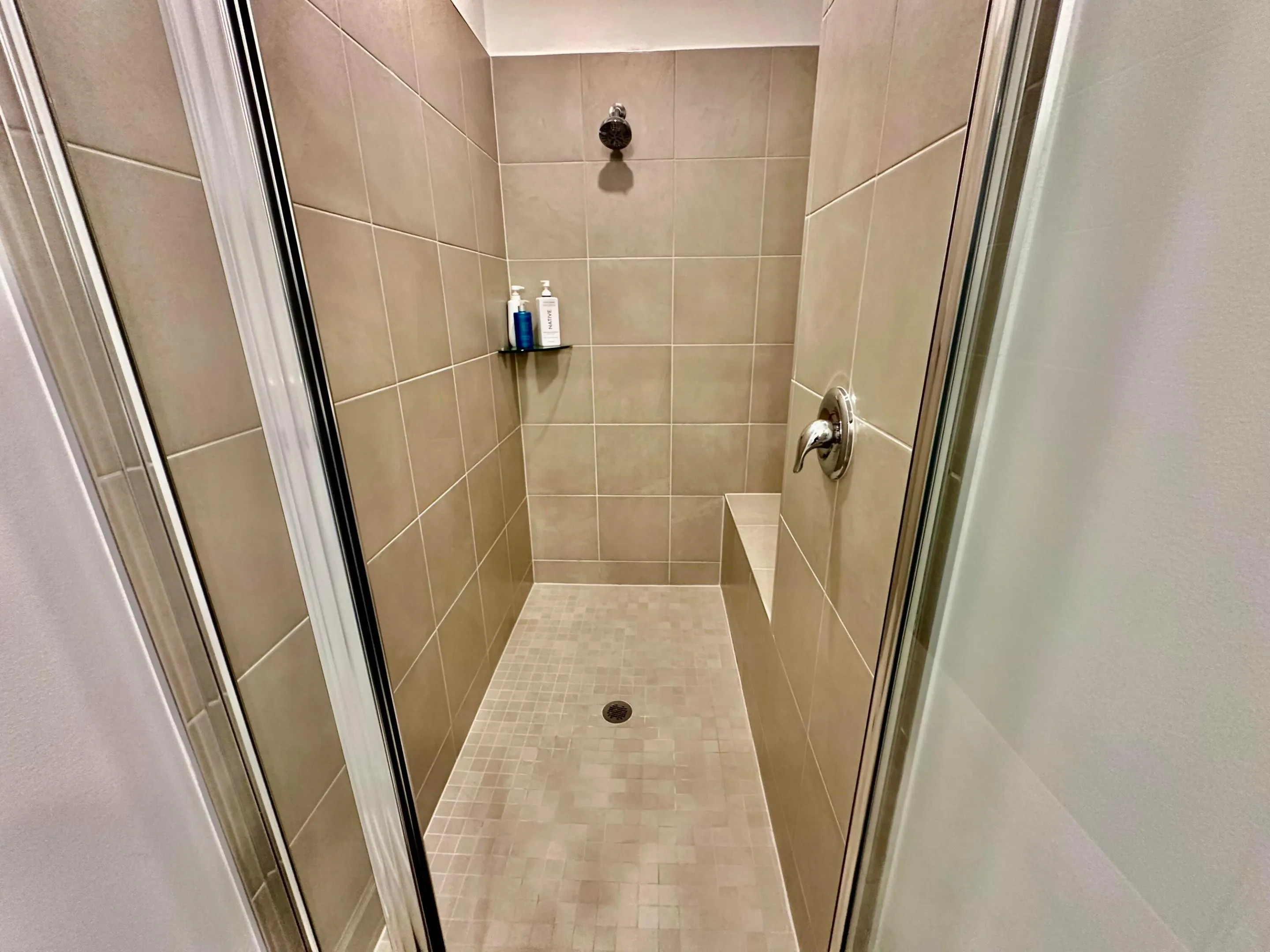 Master Shower with seat