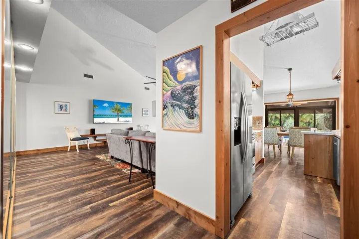 View Upon Entry to Kitchen/Living Room
